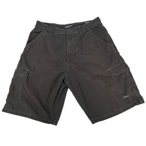 Vintage Billabong Mens Cargo Shorts Size 34 Black Surf Skate Everyday Y2K